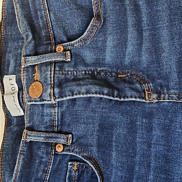 Loft Modern Skinny Crop Denim Jeans (00/24) - Picture 2 of 4